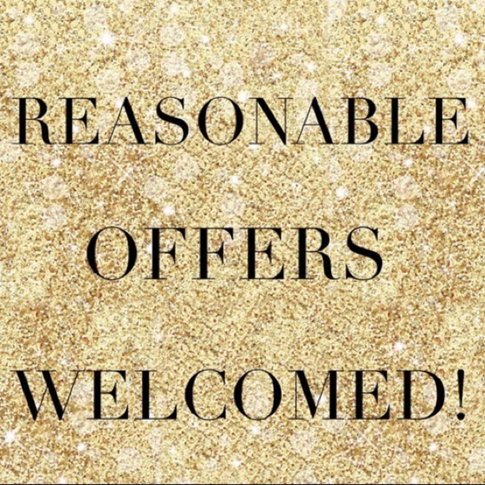 Reasonable offers welcome!